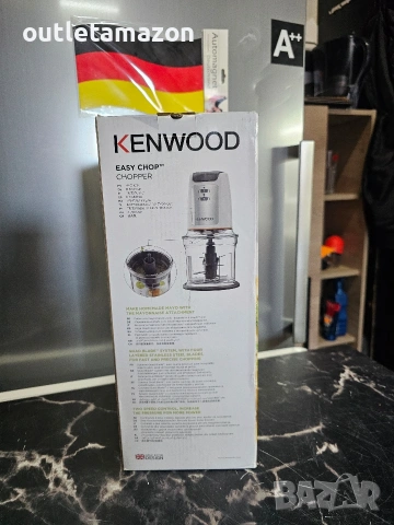 Чопър KENWOOD EASYCHOP MINI 500 W, снимка 3 - Чопъри и пасатори - 54489402