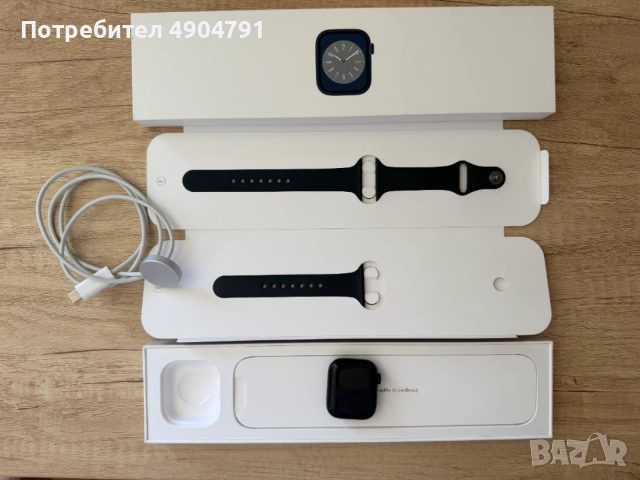 Apple watch series 8, 41 mm, GPS + Cellular , снимка 4 - Смарт часовници - 55501216