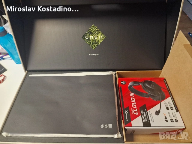 '' HP OMEN 17'' Gaming Laptop 17-db0016sa + слушалки Hyper X Coud 3, снимка 2 - Лаптопи за игри - 53984273