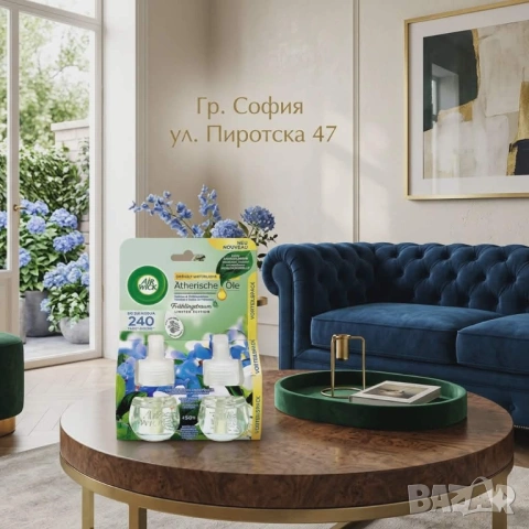 Air Wick Пълнител за за електрически ароматизатор Виолетки и пролетна свежест, дуо пакет, 2 x 19 мл.