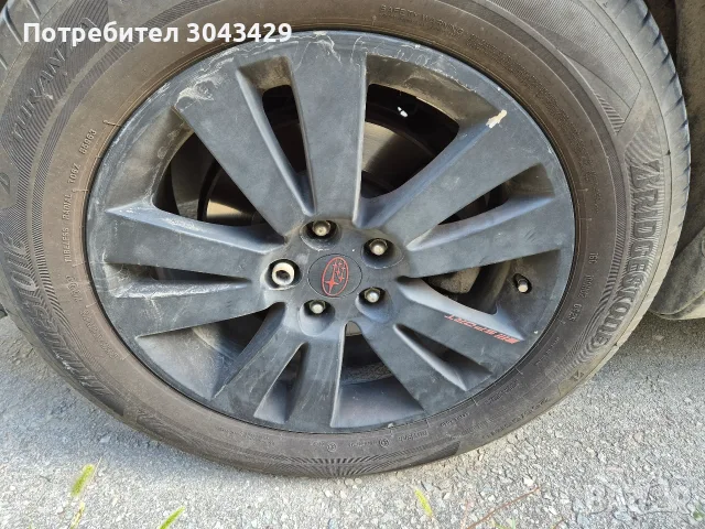 Джанти с гуми за Subaru Tribeca B10 / BRIDGESTONE TURANZA 6, снимка 7 - Гуми и джанти - 55427394