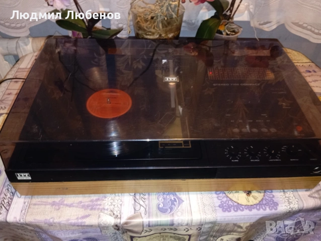 Ретро комбо ITT Грамофон,радио и касетофон , снимка 7 - Грамофони - 54948637