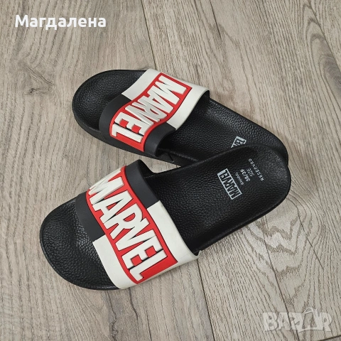 Чехли Марвел, снимка 3 - Детски сандали и чехли - 54383076