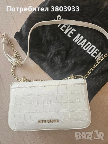 Steve Madden бяла чанта, снимка 4 - Чанти - 55072554