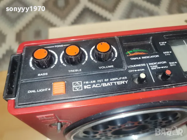 NATIONAL PANASONIC RF-888JB RED-ВНОС SWISS 1807261933L4, снимка 4 - Радиокасетофони, транзистори - 55334356
