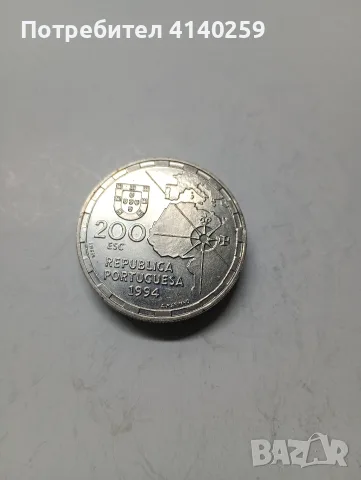 ПОРТУГАЛИЯ МОНЕТА 200 ЕСКУДО 
