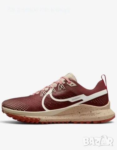 NIKE React Pegasus Trail 4 Red Дамски Маратонки👟Дамски Спортни Обувки Код P2903, снимка 4 - Маратонки - 55510014