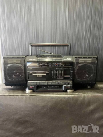 	JVC-PCV2 VINTAGE RETRO BOOMBOX радио касетофон, снимка 2 - Радиокасетофони, транзистори - 54133604