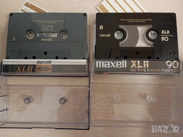 Maxell XL II 90 хромни аудио касети (два модела)