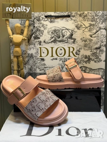 Christian Dior Нови Дамски Чехли Диор Различни Цветове 