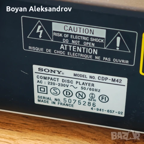 Sony CDP-M42, снимка 6 - Декове - 54980842
