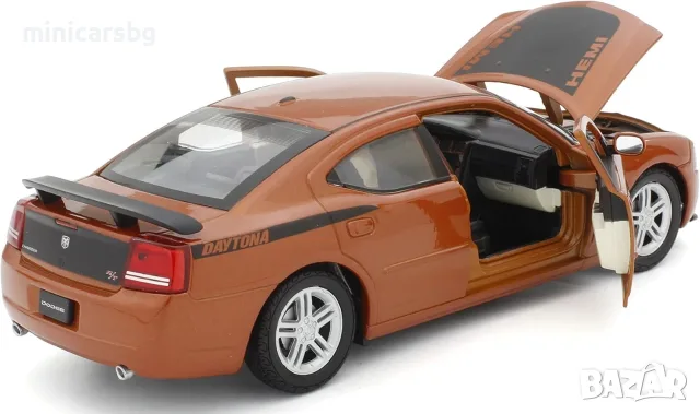Метални колички: Dodge Charger Daytona R/T 2006 1:24, снимка 4 - Колекции - 55619956