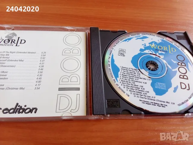DJ BoBo – World In Motion (Winter Edition) оригинален лицензен диск, снимка 2 - CD дискове - 55351273