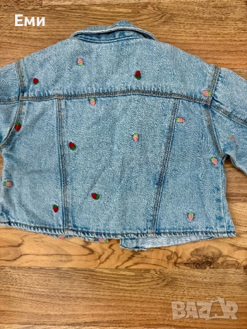 ZARA Бебешко дънково яке, снимка 5 - Бебешки якета и елеци - 54899794