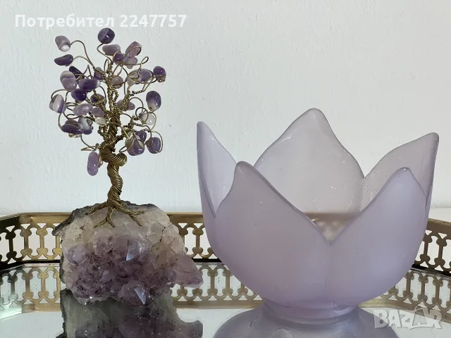 ✨ Ръчно изработено дръвче на живота с аметист ✨