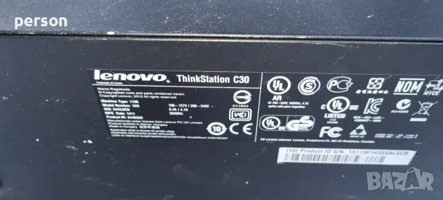 Компютър LENOVO C30 работна станция 2бр 10ядрени процесора мега мощен 16рам, снимка 4 - Работни компютри - 55649463