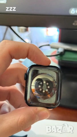 Apple Watch Series 7 45mm Midnight GPS, снимка 11 - Смарт часовници - 54808604