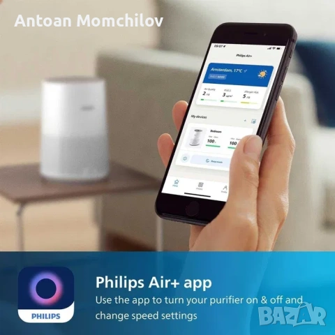 Пречиствател Philips AC0650/20 600i с Air+ App, снимка 3 - Овлажнители и пречистватели за въздух - 54827773