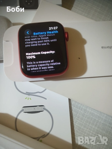 Apple Watch Series 6 GPS + Cellular, 44mm, снимка 2 - Смарт гривни - 54802389