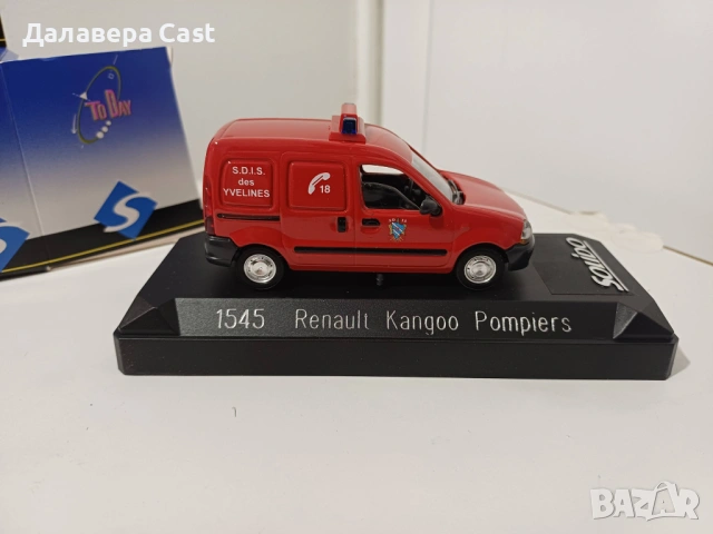 1/43 Renault Kangoo Pompier Solido , снимка 4 - Колекции - 54384902