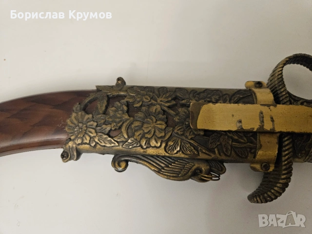 Декоративен арабски кинжал Джамбия – Ретро сувенир, снимка 5 - Антикварни и старинни предмети - 54651939