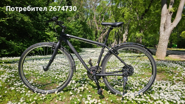 Лек trekking/hybrid/fitness велосипед  28” (M), почти нов, снимка 2 - Велосипеди - 54512119