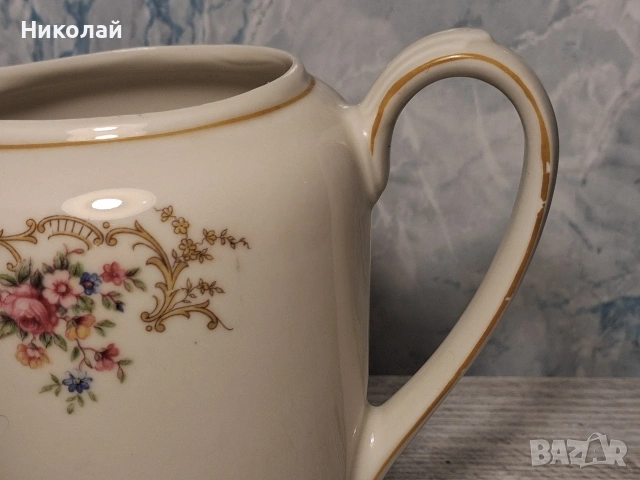 Немска Порцеланова кана за мляко Zeh Schverzer Бавария, снимка 5 - Антикварни и старинни предмети - 54989592