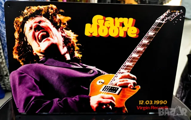 Gary Moore-метална табела(плакет)