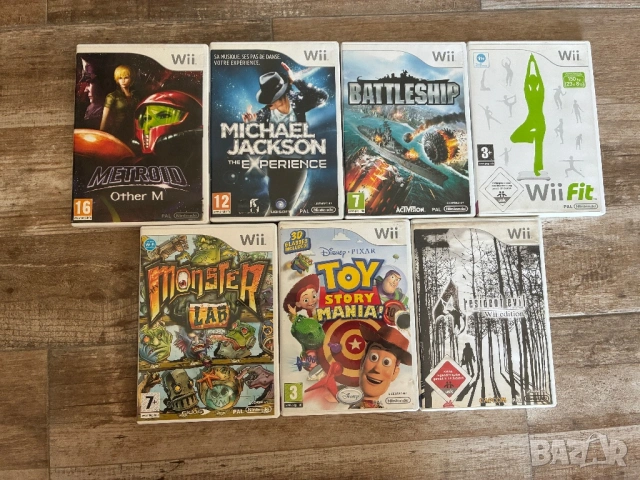 Nintendo Wii: Metroid, Resedent Evil 