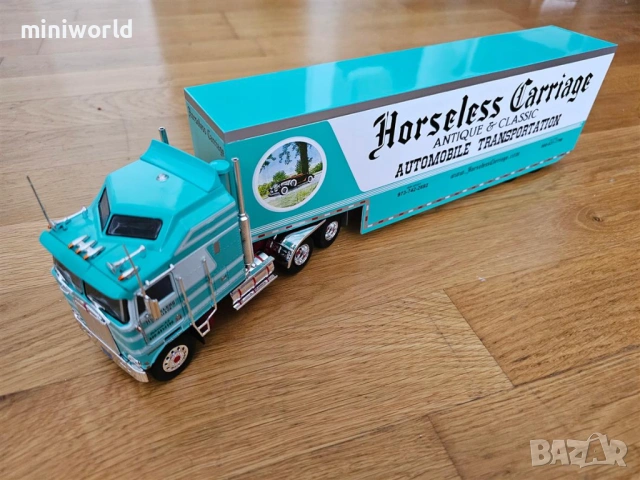 Kenworth K100 "Horseless Carriage" 1976 - мащаб 1:43 на IXO\Altaya моделът е нов в кутия, снимка 2 - Колекции - 54110273