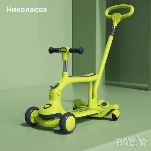 Скутер тротинетка 3 в 1, снимка 9 - Детски велосипеди, триколки и коли - 54448462