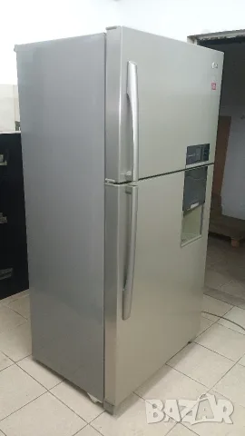 LG хладилник Nofrost с горна камера, снимка 4 - Хладилници - 55614063