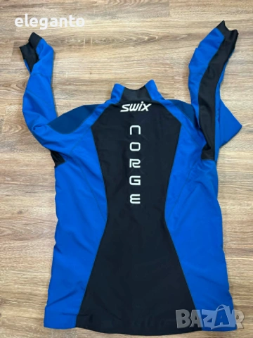 Висок клас мъжко яке Swix Gore Windstopper EVOLUTION team-issue cross-country functional Jacket , L , снимка 7 - Тениски - 54354336