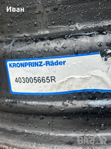 5Х108 Оригинални железни джанти  403005665R, снимка 2 - Гуми и джанти - 54493228