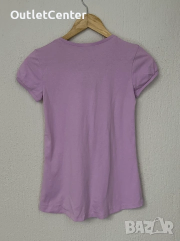 Детска тениска с пайети Benetton, снимка 2 - Детски тениски и потници - 54320225