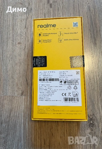 НОВ Смартфон Realme Note 70T 4GB RAM 128GB Черен, снимка 2 - Други - 54435580