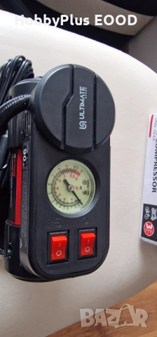 Мини компресор за автомобилни гуми, снимка 3 - Аксесоари и консумативи - 54326404