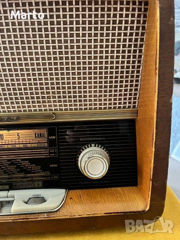 Loewe Opta Vineta Stereo лампово радио, снимка 10 - Радиокасетофони, транзистори - 54669340