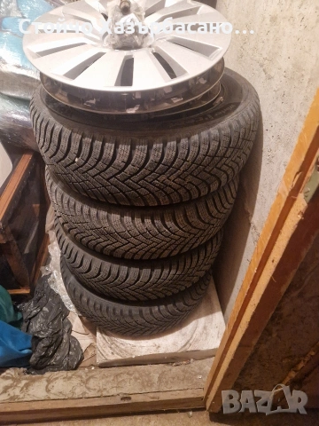 5х100 16 Джанти с гуми,тасове и болтове.