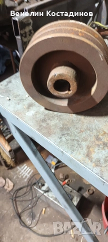 Чугунена ремъчна двуканална шайба, за ремък 17, снимка 3 - Други машини и части - 53964074