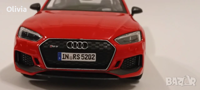 AUDI RS 5 1:24 - BBurago , снимка 4 - Колекции - 54394706