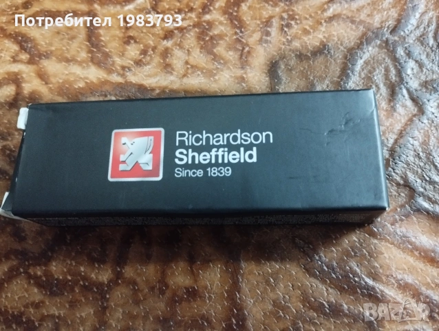 Ножче Richardson Sheffield ,с емблемата на Пежо., снимка 6 - Ножове - 55275145