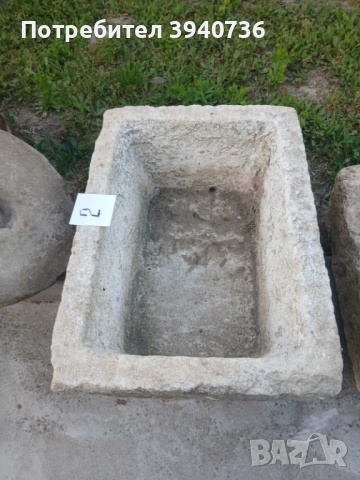 Ръчно дялани каменни корита, снимка 3 - Градински мебели, декорация  - 54645230