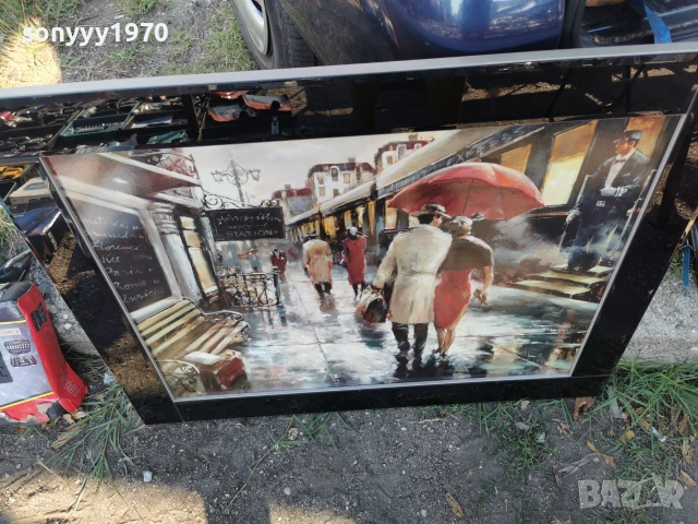 OIL EFFECT PRINT 95X75СМ КАРTИНА ВНОС ENGLAND 2706262025L4, снимка 9 - Други ценни предмети - 55072331