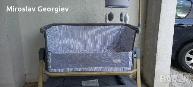 Бебешка кошара/люлка 2 в 1 – отлично състояние, снимка 4 - Кошарки - 54806903