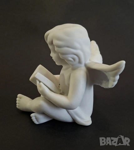 Порцеланов ангел с книга (10 см) - Rosenthal, снимка 4 - Статуетки - 53950525