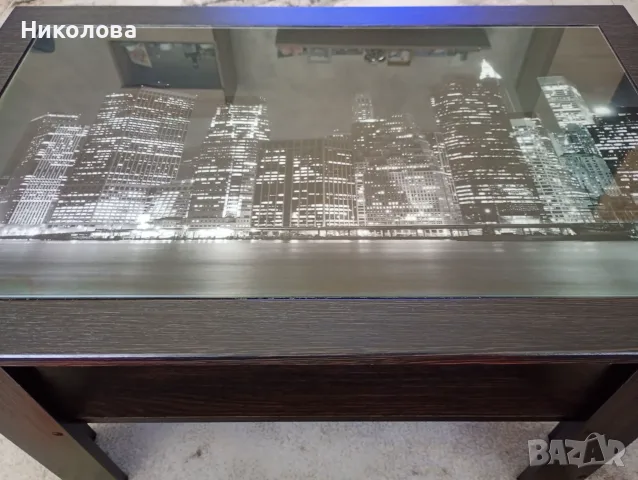 Холна маса 80/50 със стъкло, снимка 4 - Маси - 55570558