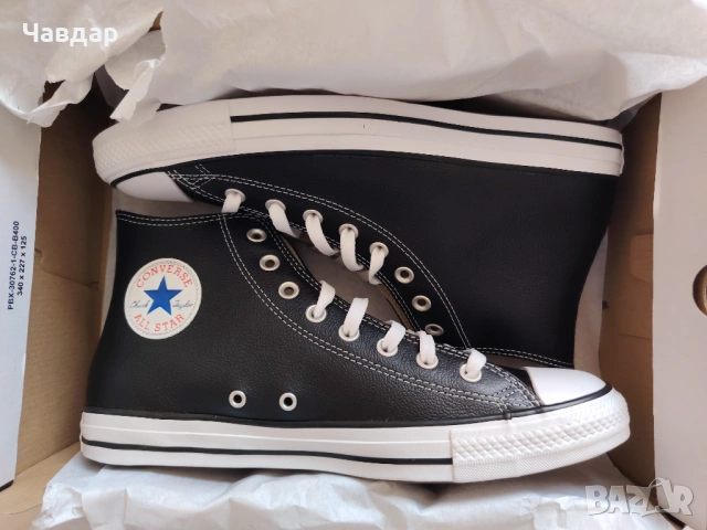 Кецове CONVERSE от естествена кожа - размер 44,5/29 см., снимка 7 - Кецове - 54753193