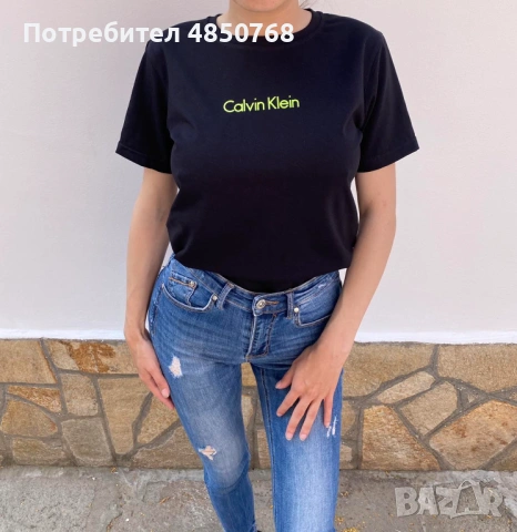 Дамски тениски Calvin Klein Karl Lagerfeld Balenciaga Dsquared, снимка 3 - Тениски - 54821210