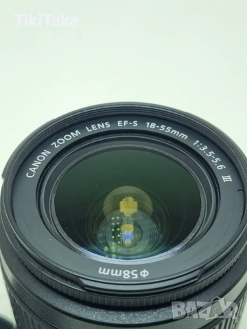 Canon Zoom Lens EF-S 18-55mm 1:3.5-5.6 IS III, снимка 5 - Обективи и филтри - 55162350